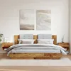 vidaXL Comodini da parete 2 pz. Aspetto legno recuperato Anteprima dell’immagine prodotto 3