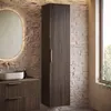Badplaats Badezimmerschrank Rimini 38 x 33 x 170 cm Walnuss Produktbild-Vorschau 3