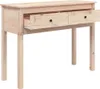 vidaXL Konzolový stolek 100x35x75 cm borovicový masiv Náhled obrázku produktu 6