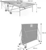 Tavolo da ping pong per interni 274cm con 2 racchette e 3 Anteprima dell’immagine prodotto 10