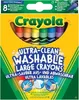 Crayola - Extra Grote Afwasbare Wasco's - 8 Stuks Productafbeelding-voorbeeld 2