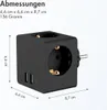 Accezz PowerCube | 6-in-1 - 1x USB-C + 2x USB-A + 3x Anteprima dell’immagine prodotto 9