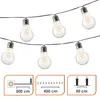 LED Solar Lichterkette mit 10 Glühbirnen auf 450 cm mit 2 Produktbild-Vorschau 3
