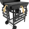 TEENO Grill Grillwagen BBQ Smoker Holzkohlegrill mit Produktbild-Vorschau 6