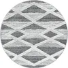Hochflor Teppich Pepe rund, Farbe: Grau, Größe:160 cm rund Produktbild-Vorschau 1