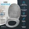 Sedile WC SANILO® con chiusura ammortizzata e chiusura Anteprima dell’immagine prodotto 2