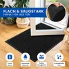 Hochwertige Fußmatte anthrazit-schwarz 40x60 groß für Innen Produktbild-Vorschau 2