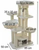 XXL Kratzbaum Memphis, Farbe:Beige Produktbild-Vorschau 6