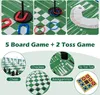 DREAMADE 14 IN 1 Tischkicker Spieltisch mit Tischfußball, Produktbild-Vorschau 3