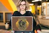 MuchoWow® Laptop Aufkleber Sticker Cover Mannshöhle - Produktbild-Vorschau 5