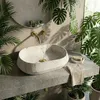 Aufsatzwaschbecken Rea Zoe Marlo Beige, Steinimitation Produktbild-Vorschau 3