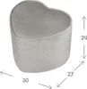 sgabello per bambini roba a forma di cuore "Lil Sofa", Anteprima dell’immagine prodotto 7
