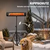 Outsunny Infrarot Heizstrahler 2500W Terrassenstrahler mit Produktbild-Vorschau 7