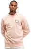Butcher of blue Pullover rosa einfarbig Baumwolle Produktbild-Vorschau 1