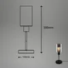 Tischleuchte, schwarz, Rauchglas, 1xE27/max.10W Produktbild-Vorschau 5