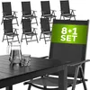 CASARIA® Gartenmöbel Set 8 Stühle mit WPC Tisch 180x80cm Produktbild-Vorschau 10