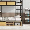 Łóżko piętrowe Flieks 90x200cm z szufladą i schowkiem, Podgląd zdjęcia produktu 7
