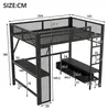 Merax Etagenbett Hochbett 140x200cm mit LED, USB, Produktbild-Vorschau 7
