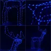 Foxter Vánoční LED Sob s pohyblivou hlavou, 130 cm modrá Náhled obrázku produktu 6