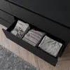 Kommode Schubladenkommode Schwarz Matt 140 cm mit 6 Produktbild-Vorschau 3
