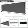 CCLIFE Balkon Sichtschutz Wetterfest Blickdicht 90x300cm Produktbild-Vorschau 2