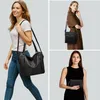 Handtasche 3-Tlg Shopper Schultertasche Geldbörse Damen Produktbild-Vorschau 2