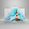 Bild auf Leinwand - Leinwandbild - Leuchtturm Wasser Produktbild-Vorschau 3