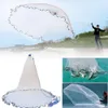 18Ft 5,4 m rybářská síť Cast Net Nylon Mesh Net s ručním Náhled obrázku produktu 12
