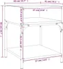 vidaXL Nočný stolík Sonoma Dub 40x41x50 cm odvodený výrobok Náhľad obrázku produktu 7