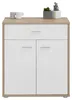 Kommode Sideboard Schrank TOMMY in Sonoma Eiche / weiß, Produktbild-Vorschau 1