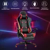 Gaming Stuhl mit Fußstütze, höhenverstellbarer Produktbild-Vorschau 5