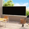 vidaXL Boční markýza výsuvná 200x500 cm černá - Slunečníky Náhled obrázku produktu 14