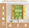 A bathroom cabinet with various items inside and icons representing different categories of items that can be stored. Náhled obrázku produktu