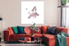 MuchoWow® Poster Karten - Europa - Aquarell - Lila 100x100 Produktbild-Vorschau 2