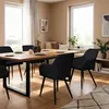 ALBATROS Esszimmerstühle 2er Set SALO, Schwarz - Modern und Produktbild-Vorschau 3
