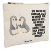 Mr. & Mrs. Panda Kosmetiktasche Pinguine trösten Größe M - Produktbild-Vorschau 3