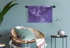 MuchoWow® Wandteppich Wandbehang Manta - Weltraum - Lila Produktbild-Vorschau 5