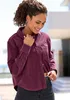 Buffalo Hemdbluse aubergine Größe 40 Produktbild-Vorschau 3