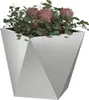 vidaXL Pflanzkübel Silber 30 x 30 x 30 cm Verzinkter Stahl Produktbild-Vorschau 3