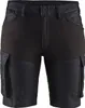 A studio shot of black and navy blue service shorts. Produktbild-Vorschau