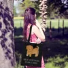 Mr. & Mrs. Panda Tote Bag Hund Flauschig - Schwarz - Produktbild-Vorschau 5