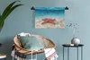 MuchoWow® Wandteppich Wandbehang Meer - Aquarell - Seestern Produktbild-Vorschau 5