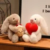 Plüsch Hase 28 cm mit Kuchen – Kawaii Konijn Kuscheltier – Produktbild-Vorschau 4