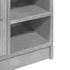 vidaXL Waschbeckenunterschrank Betongrau 63x29x55 cm Produktbild-Vorschau 3