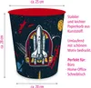 itenga Papierkorb ca. 11 Liter - Motiv WELTRAUM Produktbild-Vorschau 2