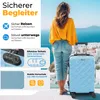 Valise de voyage KESSER® en ABS, coque rigide, roulettes à Voir les images du produit 6