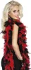 Halloween Federboa rot-schwarz Produktbild-Vorschau 5