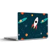 MuchoWow® Laptop Aufkleber Sticker Cover Rakete - Weltraum Produktbild-Vorschau 1