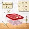 Frischhaltedosen mit Deckel Mealprepboxen Dampfventil Produktbild-Vorschau 2