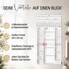 3 Monatskalender 2027 Wandkalender Nebeneinander Notizen Produktbild-Vorschau 2